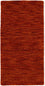 Tappeto di lana - 112 x 60 cm - ruggine