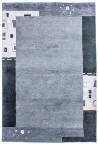 Tappeto Nepal - 180 x 124 cm - argento