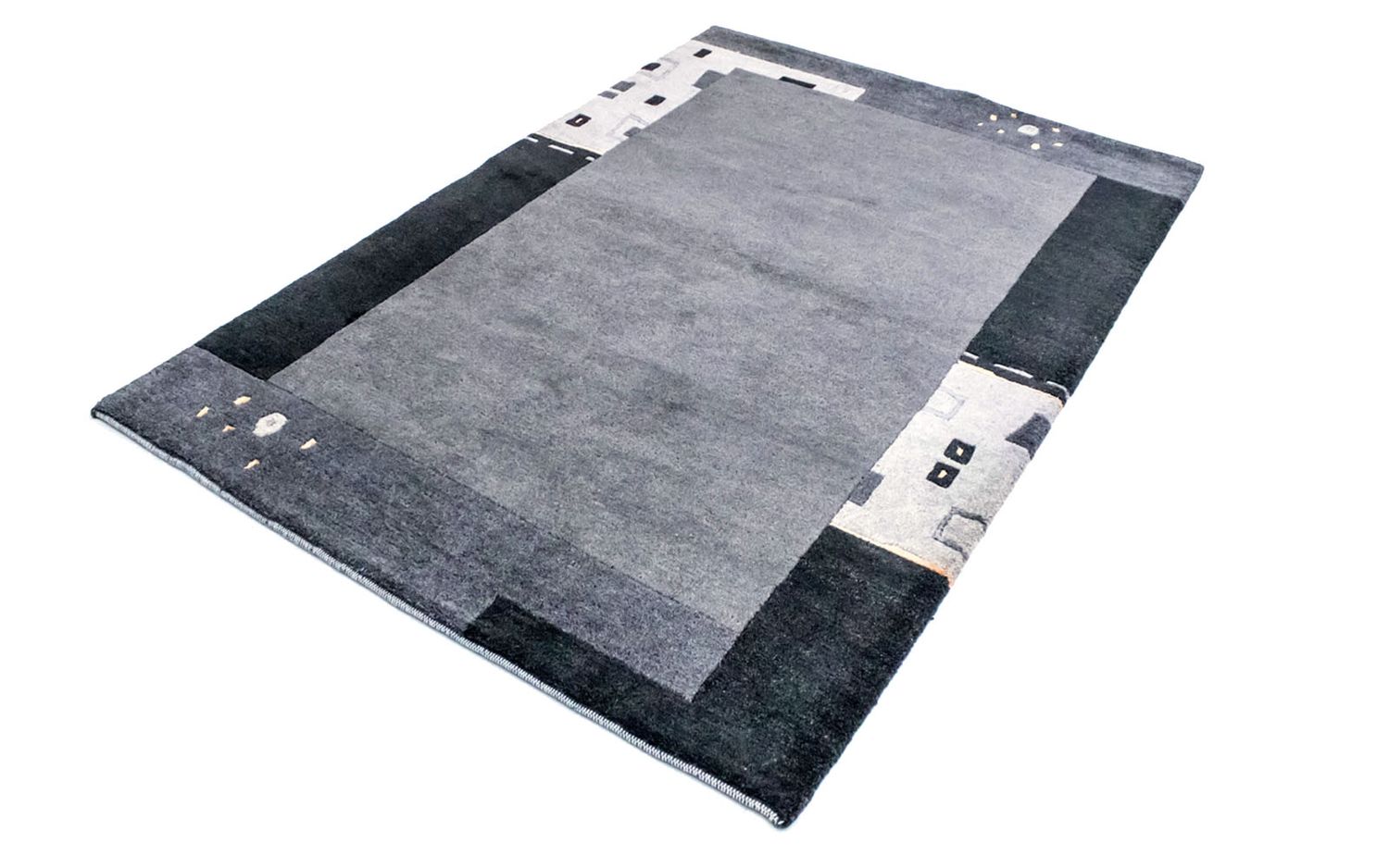 Tappeto Nepal - 180 x 124 cm - argento