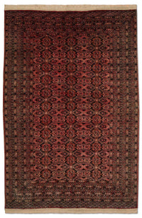 Tappeto afgano - Bukhara - 191 x 123 cm - rosso chiaro