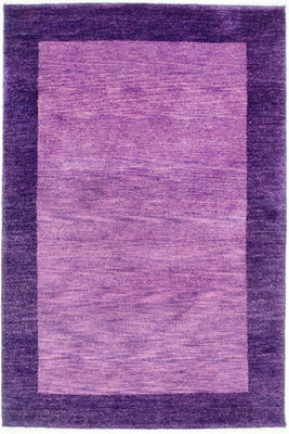 Tappeto Gabbeh - Indus - 182 x 119 cm - viola
