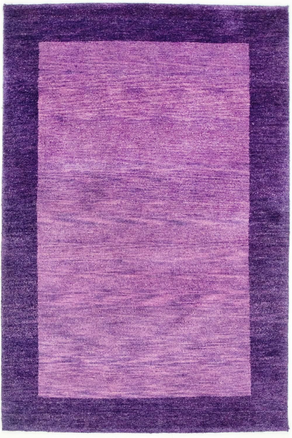 Tappeto Gabbeh - Indus - 182 x 119 cm - viola