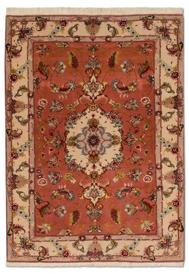 Tappeto Persero - Tabriz - Reale - 147 x 104 cm - terracotta