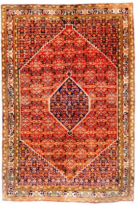 Tappeto Persero - Bidjar - 174 x 115 cm - rosso