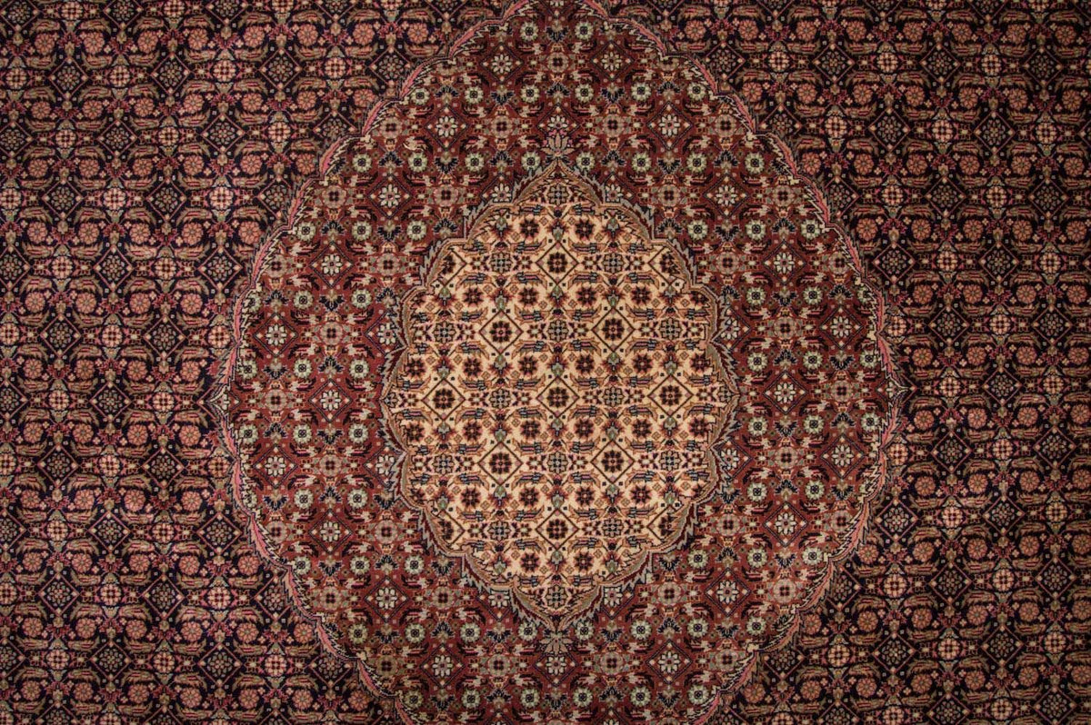 Tappeto Persero - Tabriz - Reale - 353 x 252 cm - blu scuro