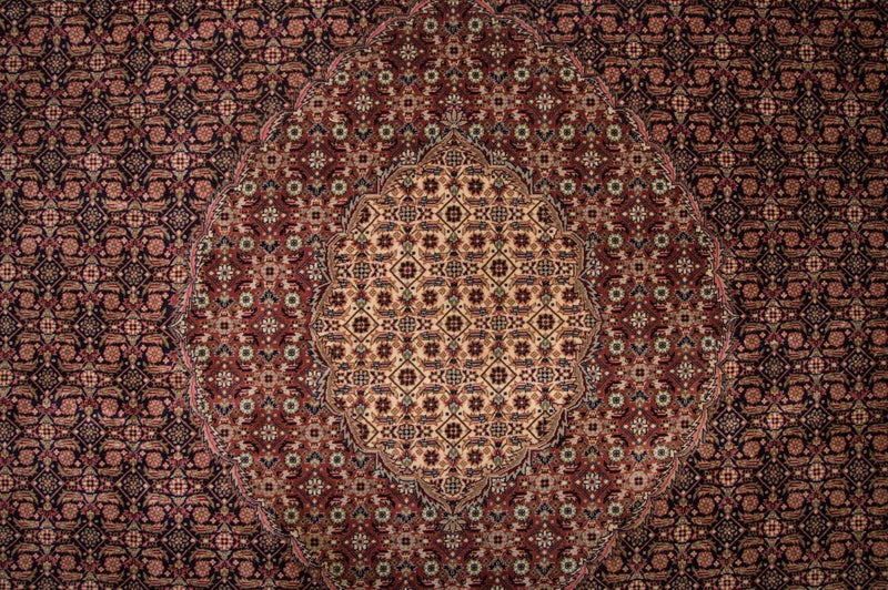 Tappeto Persero - Tabriz - Reale - 353 x 252 cm - blu scuro