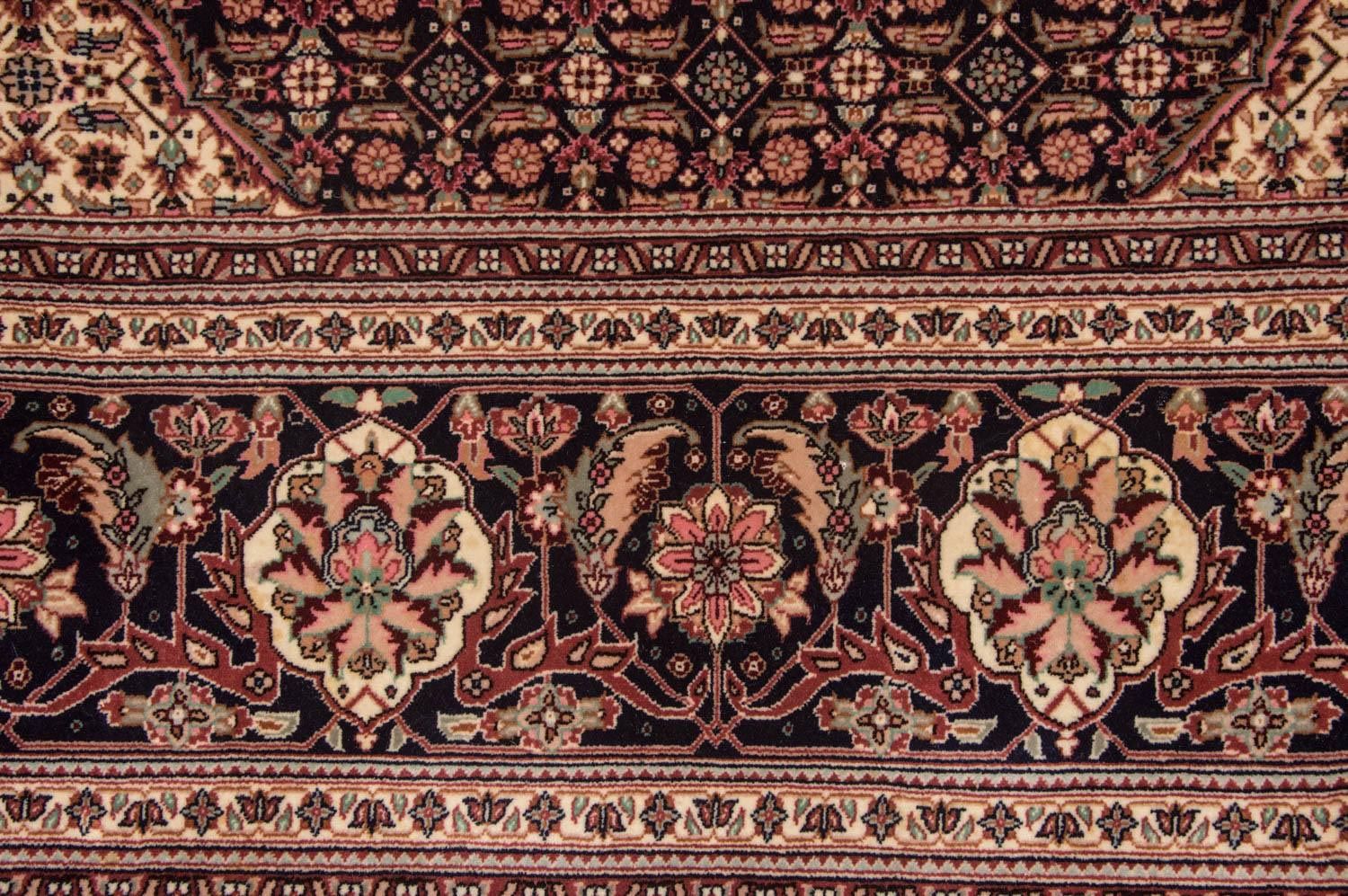 Tappeto Persero - Tabriz - Reale - 353 x 252 cm - blu scuro