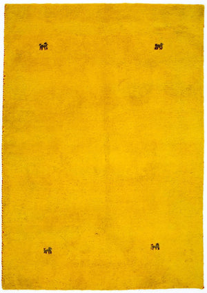 Tappeto Gabbeh - Indus - 202 x 141 cm - oro