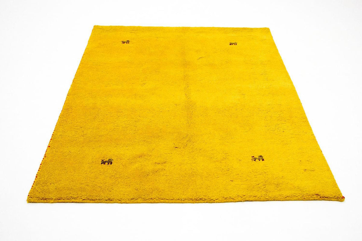 Tappeto Gabbeh - Indus - 202 x 141 cm - oro