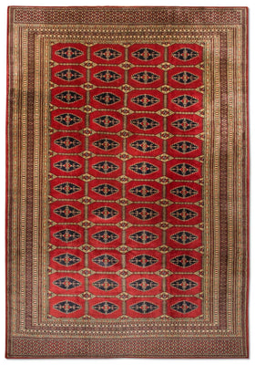 Tappeto afgano - Bukhara - 292 x 188 cm - rosso