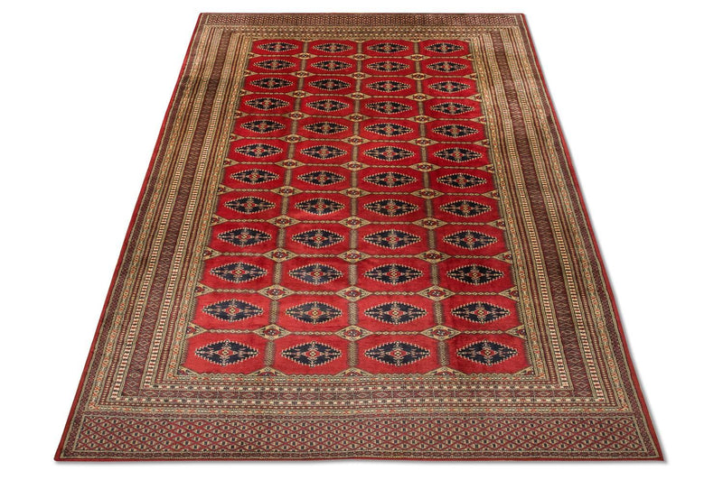 Tappeto afgano - Bukhara - 292 x 188 cm - rosso