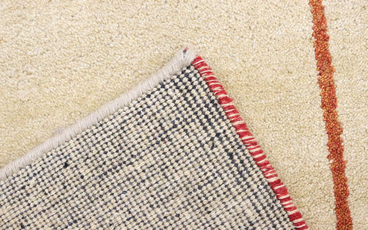 Tappeto corsia Tappeto Gabbeh - Indus - 298 x 80 cm - beige