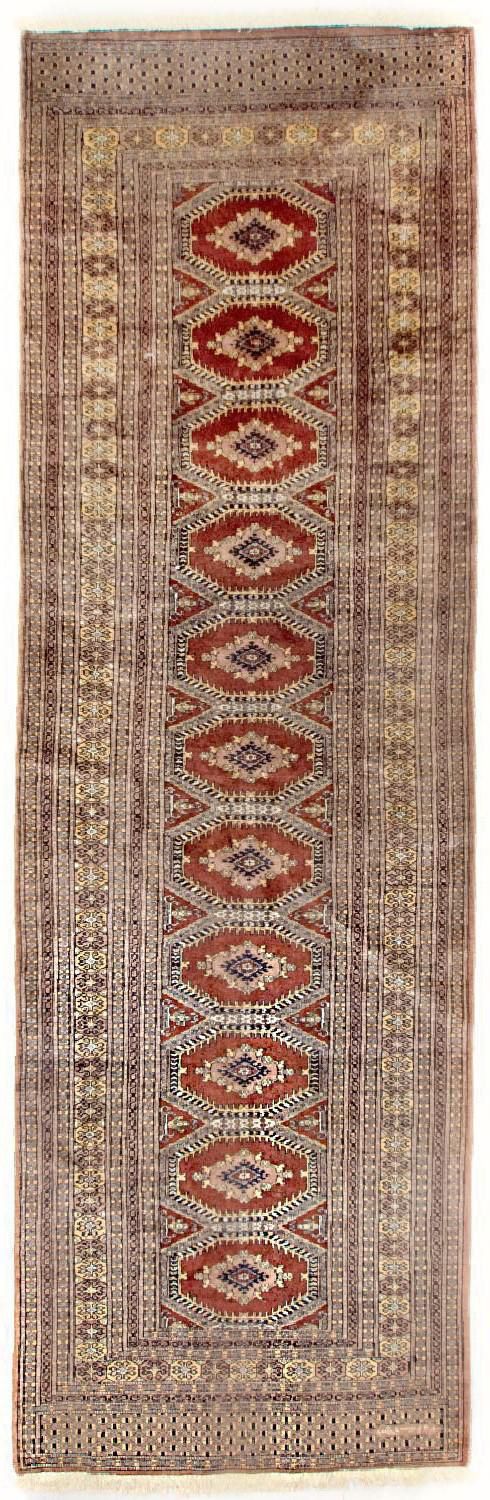 Tappeto corsia Tappeto afgano - Bukhara - 300 x 97 cm - rosso