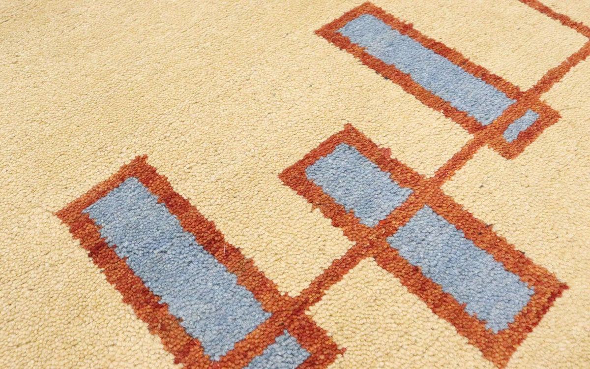 Tappeto corsia Tappeto Gabbeh - Indus - 294 x 80 cm - beige