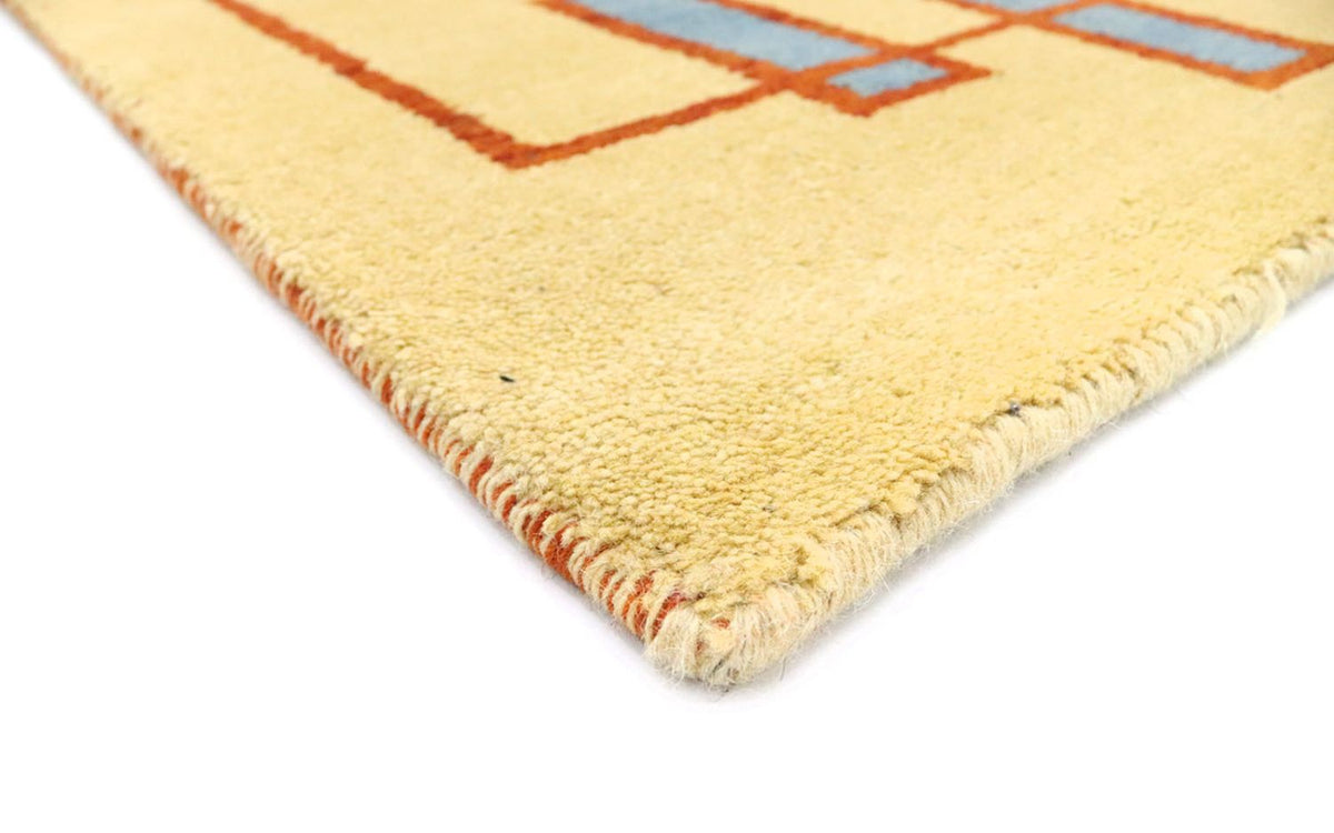 Tappeto corsia Tappeto Gabbeh - Indus - 294 x 80 cm - beige
