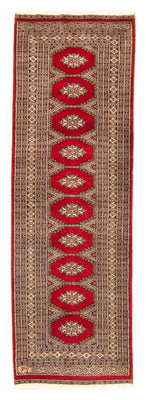 Tappeto corsia Tappeto Pakistani - 247 x 83 cm - rosso scuro