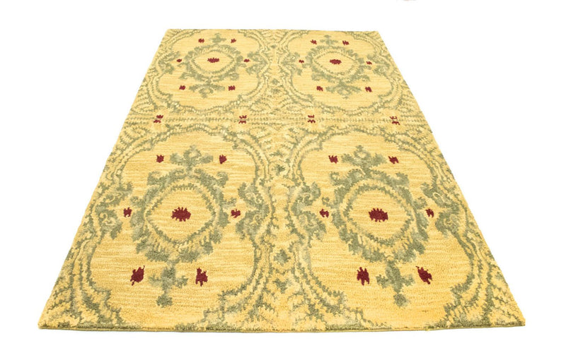 Tappeto di lana - 243 x 152 cm - giallo