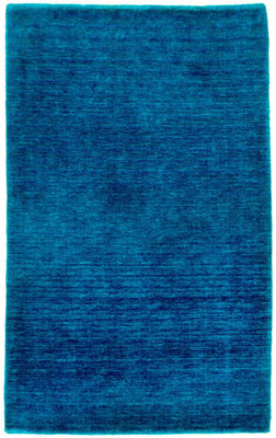 Tappeto corsia Tappeto di lana - 180 x 107 cm - blu