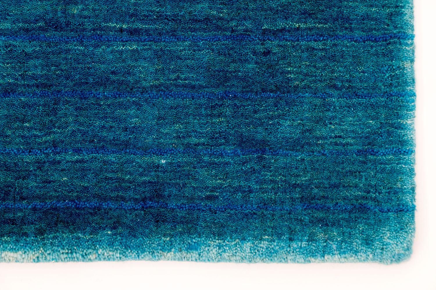 Tappeto corsia Tappeto di lana - 180 x 107 cm - blu