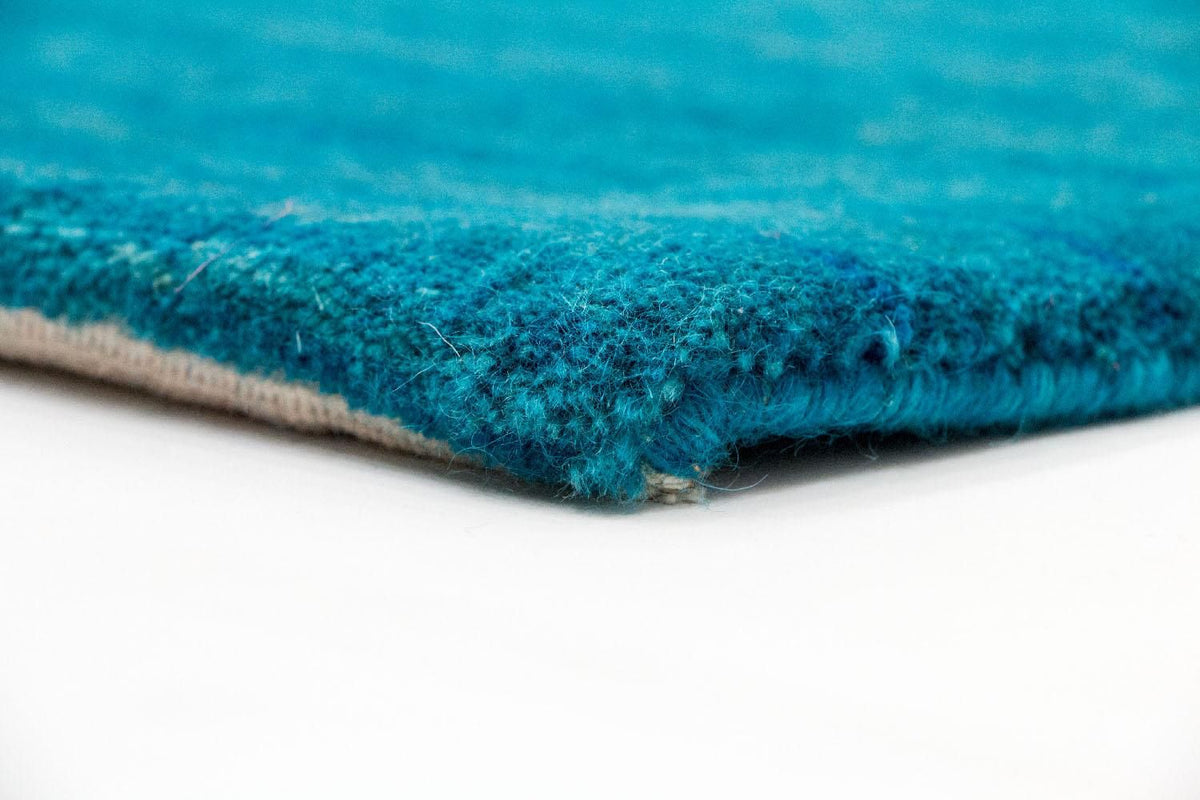 Tappeto corsia Tappeto di lana - 180 x 107 cm - blu
