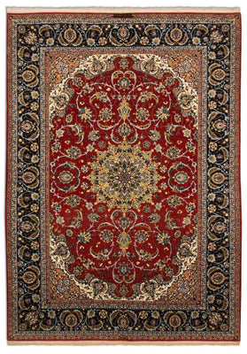 Tappeto Persero - Isfahan - Premio - 224 x 157 cm - rosso