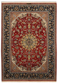 Tappeto Persero - Isfahan - Premio - 224 x 157 cm - rosso