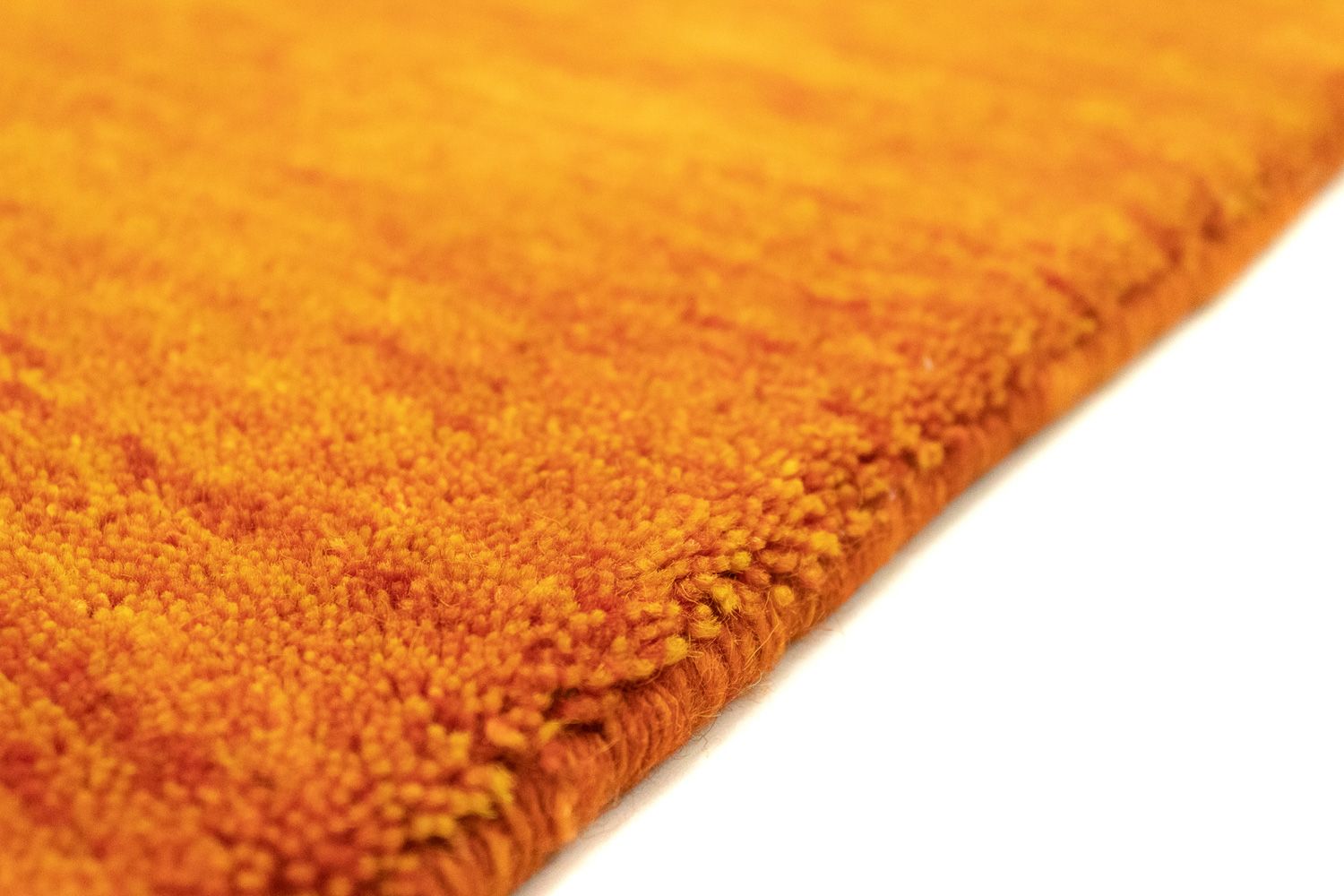 Tappeto corsia Tappeto Gabbeh - Indus - 350 x 80 cm - arancione