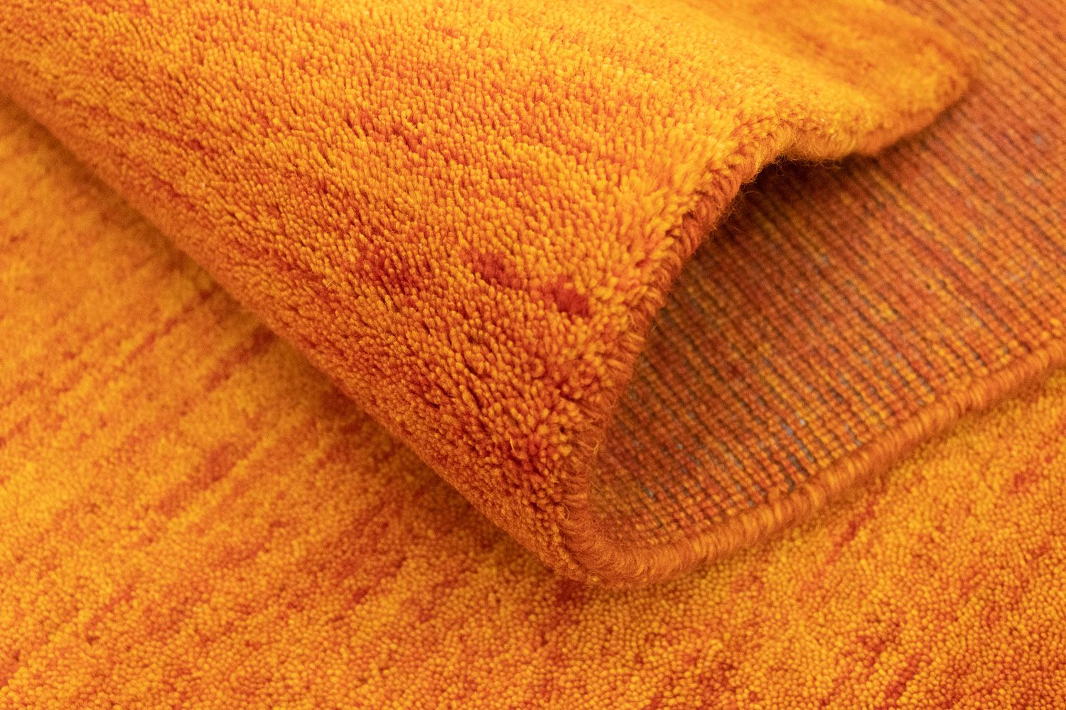 Tappeto corsia Tappeto Gabbeh - Indus - 350 x 80 cm - arancione