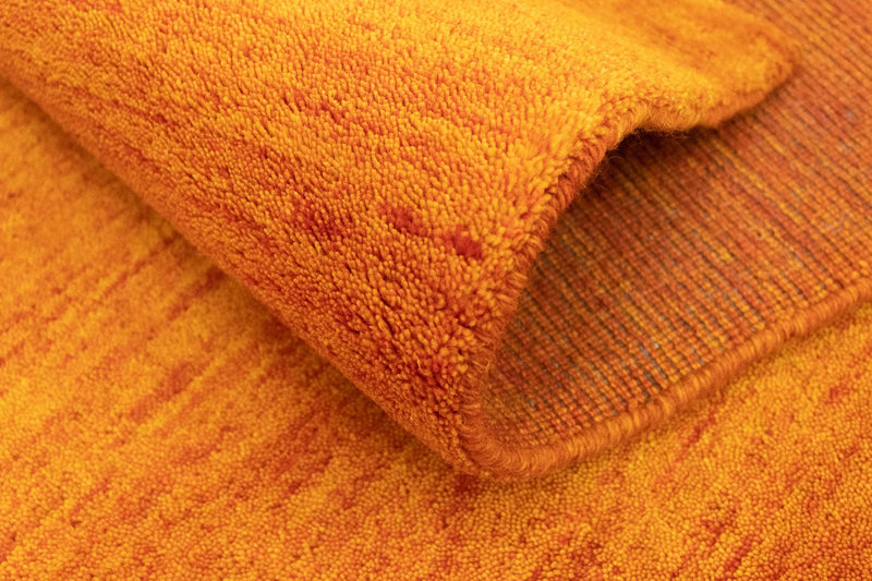 Tappeto corsia Tappeto Gabbeh - Indus - 350 x 80 cm - arancione