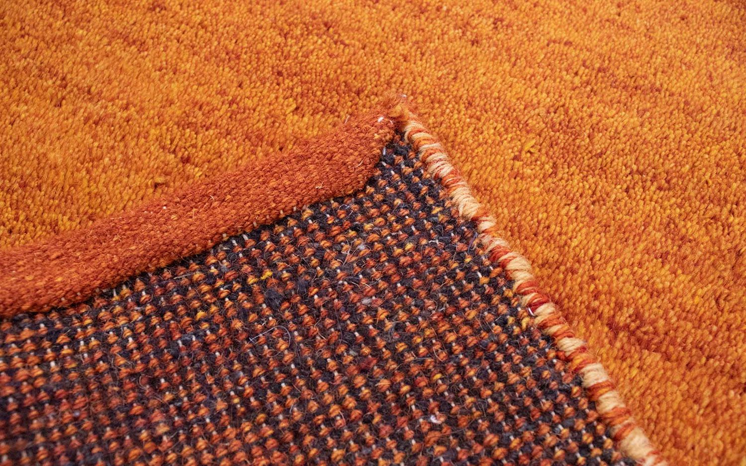 Tappeto Gabbeh - Indus - 90 x 60 cm - arancione