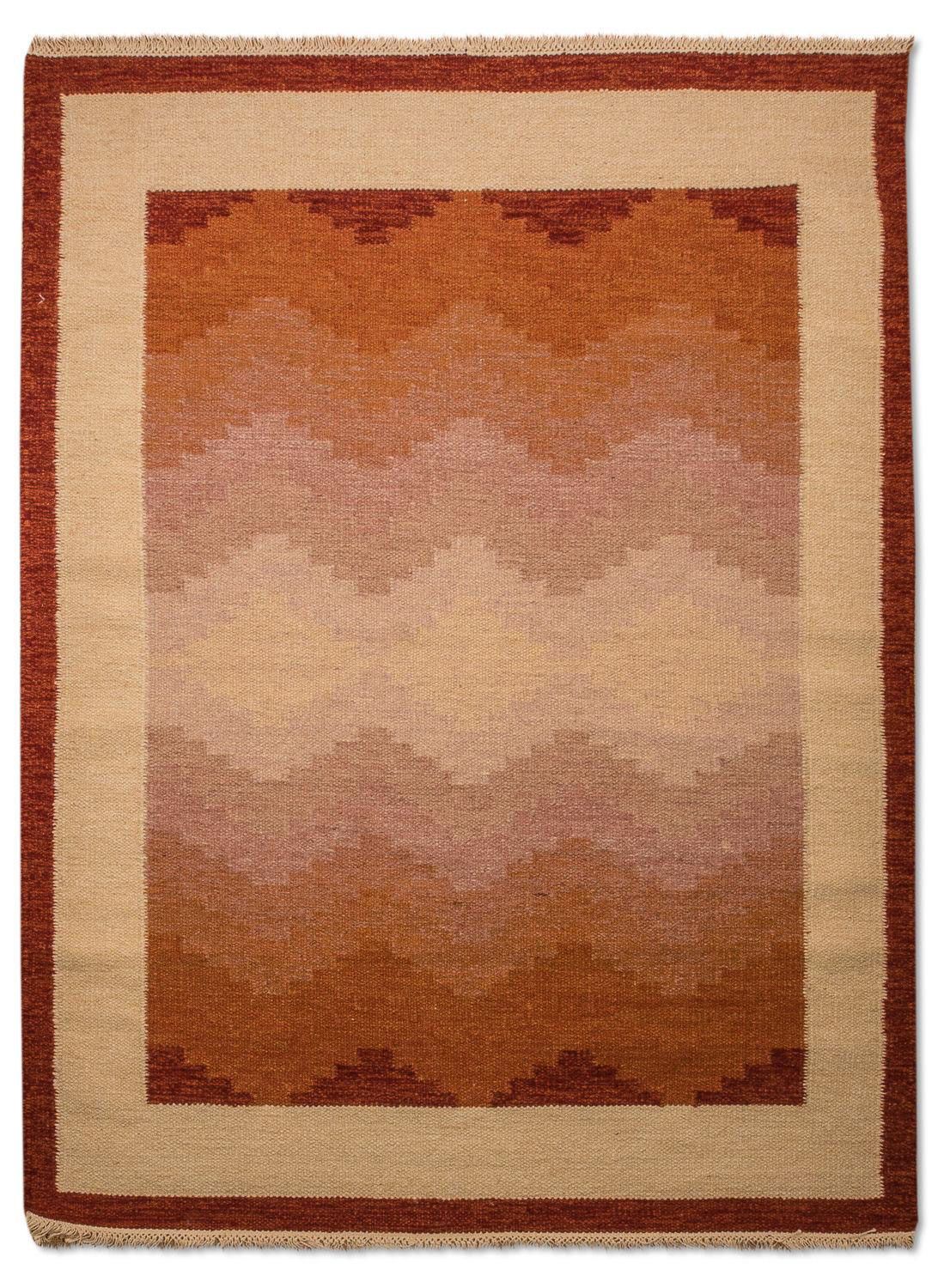 Tappeto Kelim - Tendenza - 200 x 140 cm - arancione
