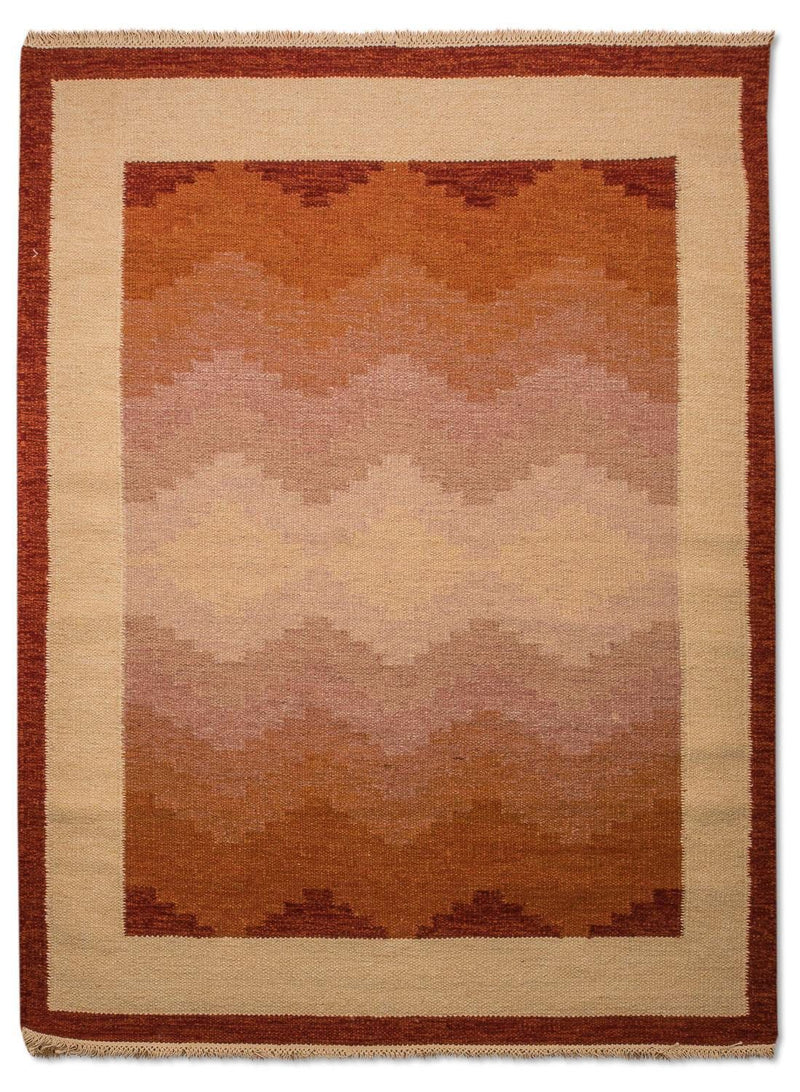 Tappeto Kelim - Tendenza - 200 x 140 cm - arancione