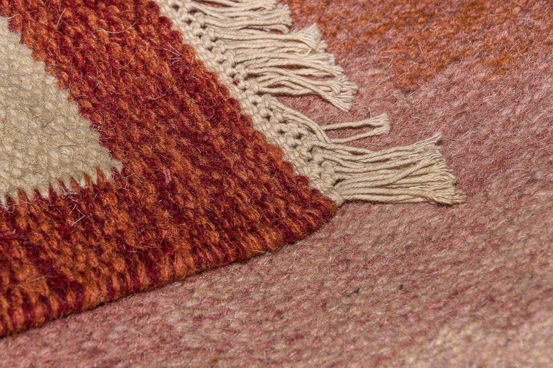 Tappeto Kelim - Tendenza - 200 x 140 cm - arancione