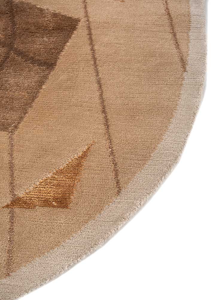 Tappeto di lana ovale  - 240 x 150 cm - beige