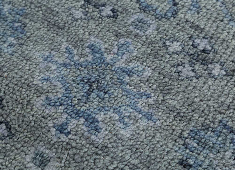 Tappeto di lana - 300 x 200 cm - blu scuro