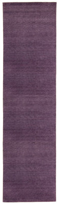 Tappeto corsia Tappeto Gabbeh - Indus - 400 x 80 cm - viola