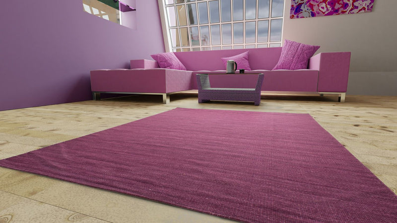 Tappeto Kelim - Tendenza - 160 x 90 cm - viola