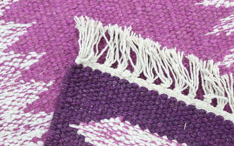 Tappeto corsia Tappeto Kelim - Tendenza - 250 x 80 cm - viola