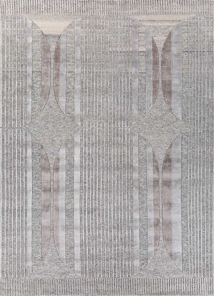 Tappeto di design - 270 x 180 cm - argento