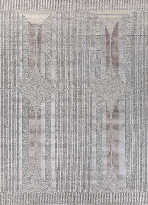 Tappeto di design - 270 x 180 cm - argento
