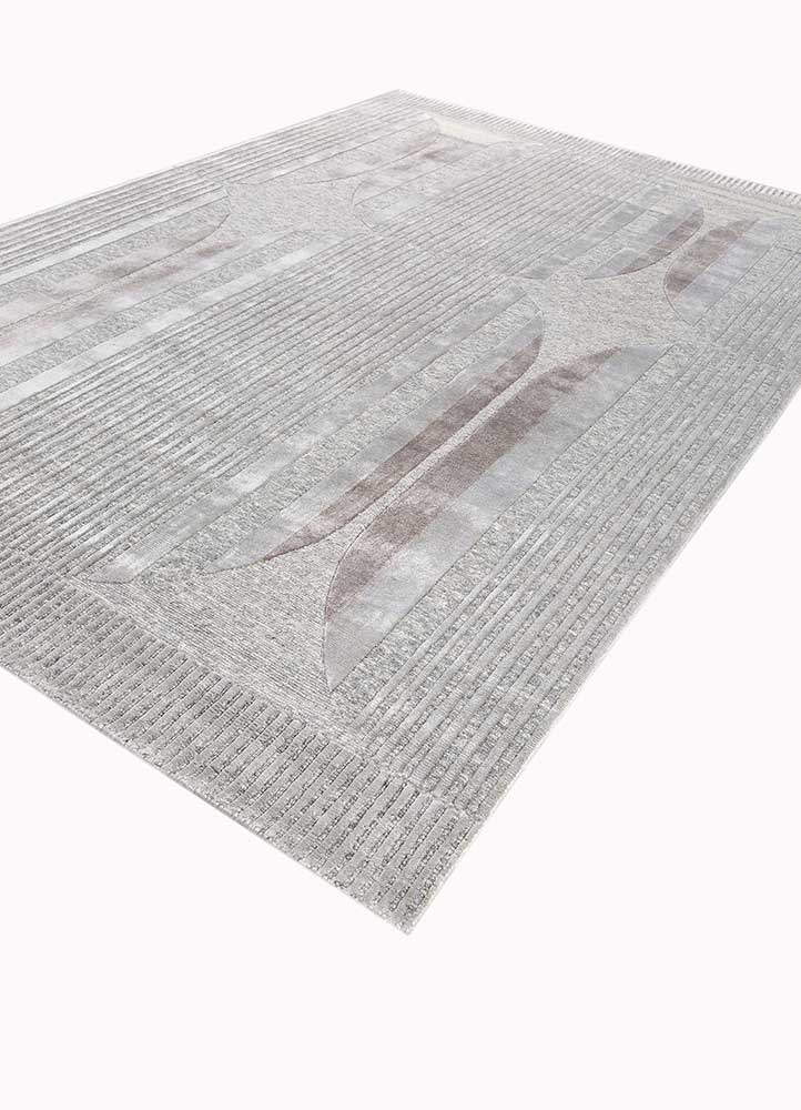 Tappeto di design - 270 x 180 cm - argento