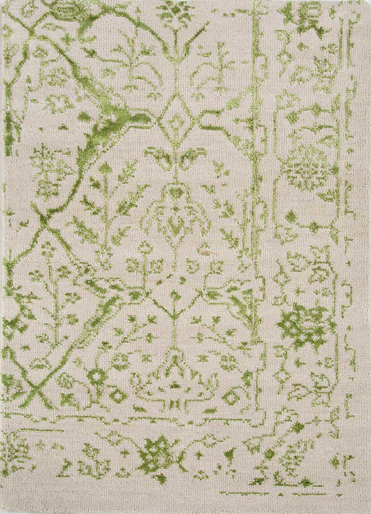 Tappeto di lana - 120 x 73 cm - verde