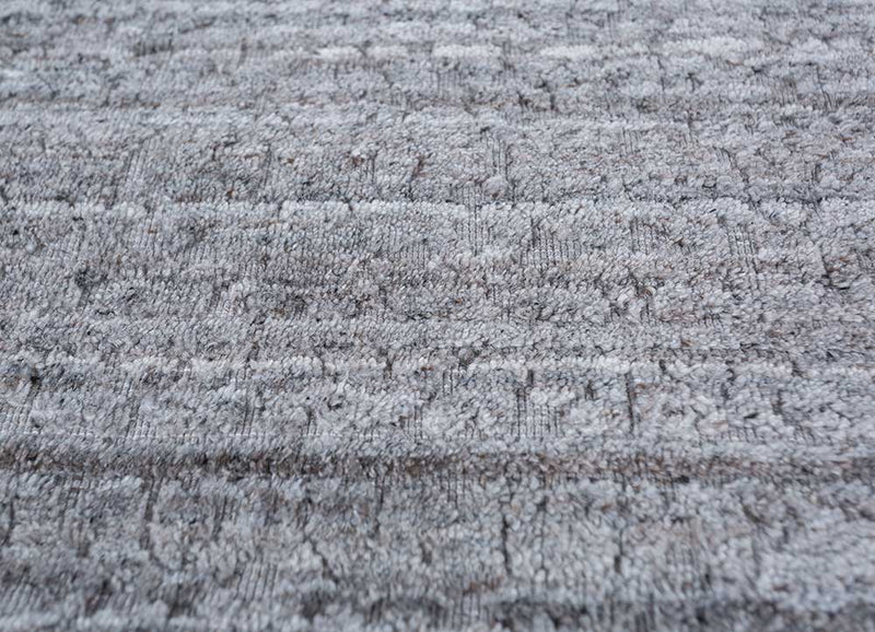 Tappeto in viscosa - 120 x 75 cm - grigio