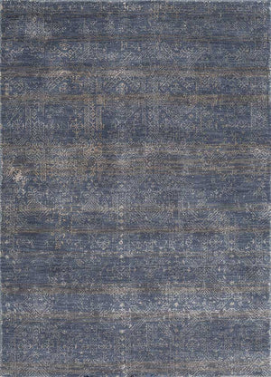 Tappeto di lana - 150 x 90 cm - blu scuro