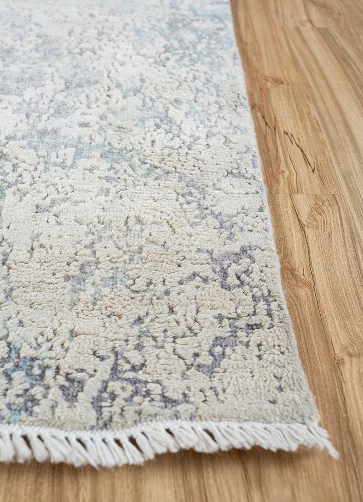Tappeto di lana - 298 x 235 cm - argento