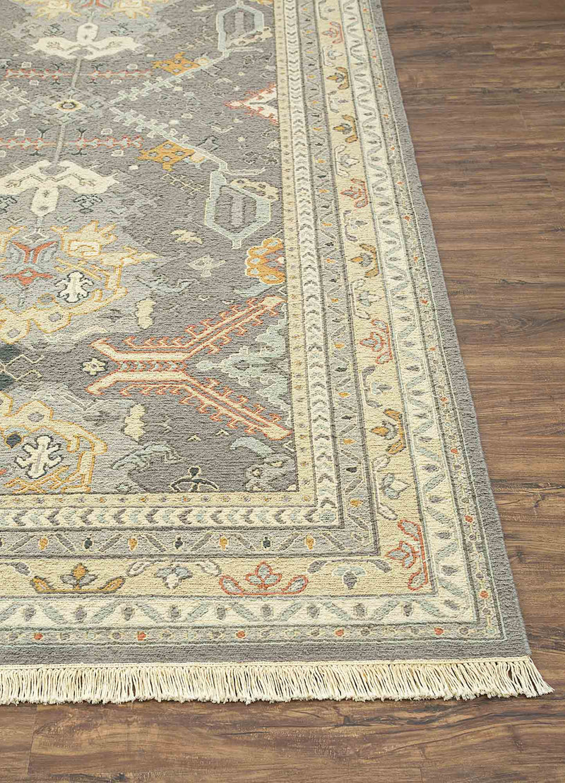 Tappeto di lana - 90 x 60 cm - verde oliva