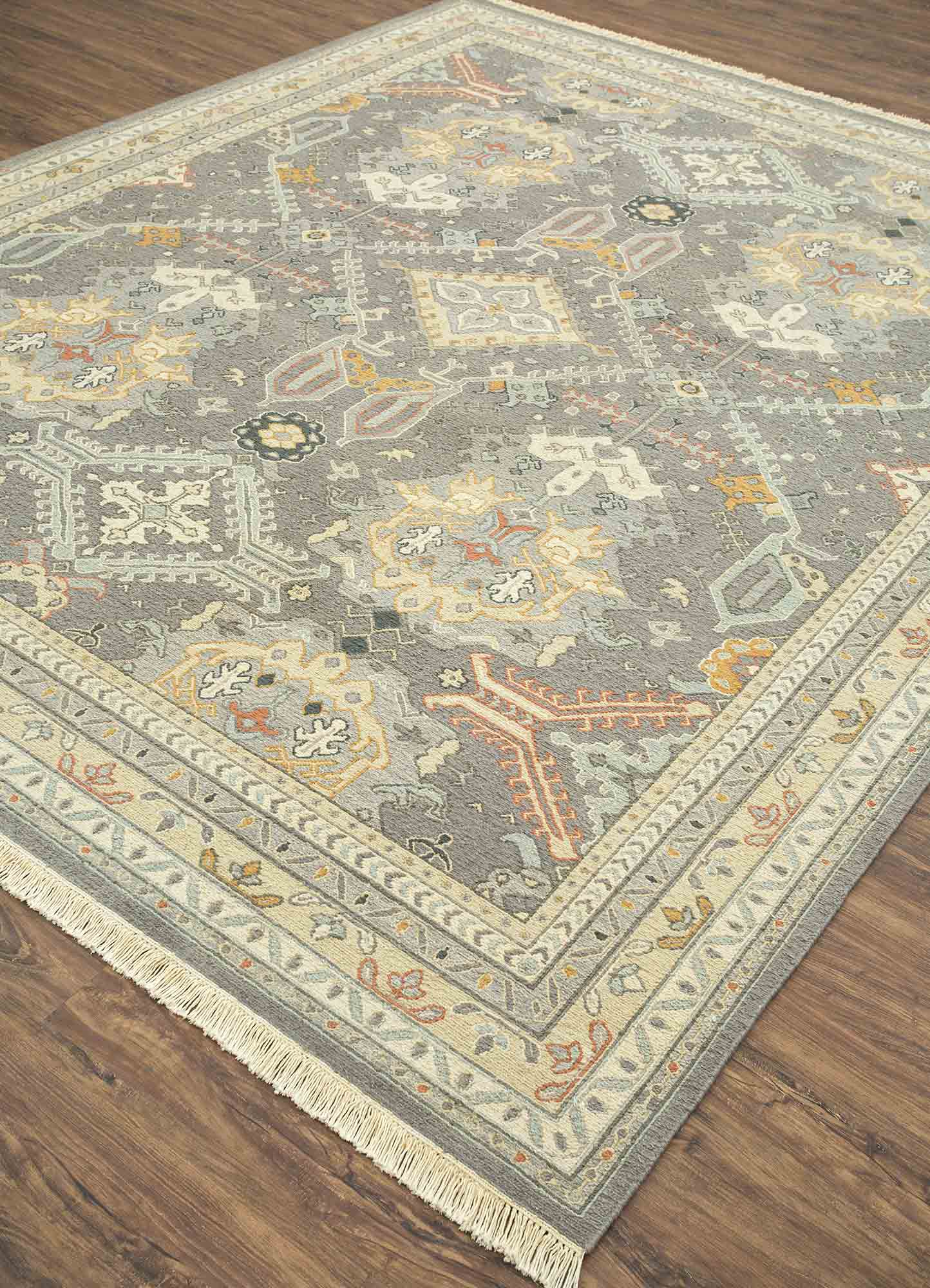 Tappeto di lana - 90 x 60 cm - verde oliva
