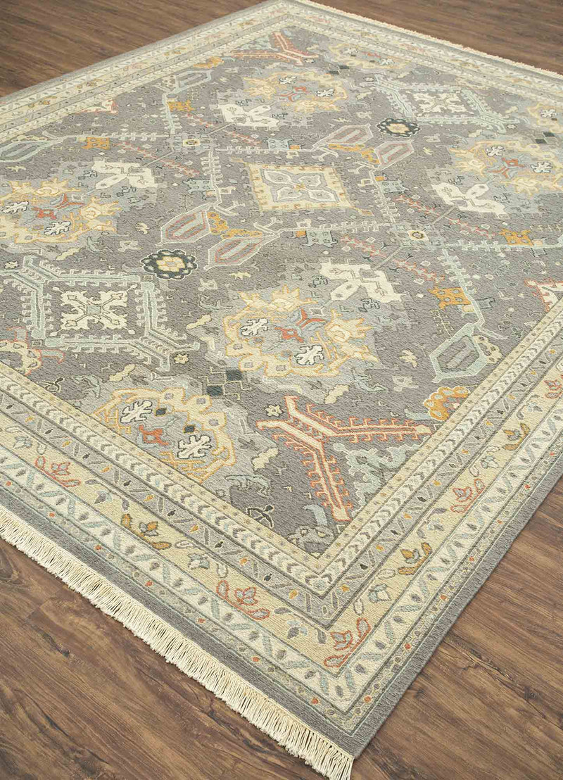 Tappeto di lana - 90 x 60 cm - verde oliva