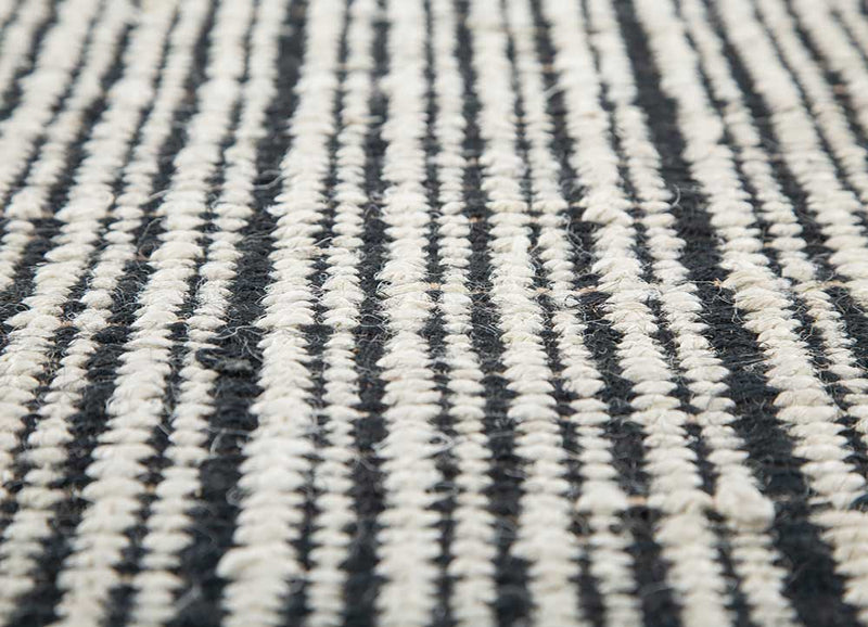 Tappeto Sisal - 240 x 150 cm - bianco e nero