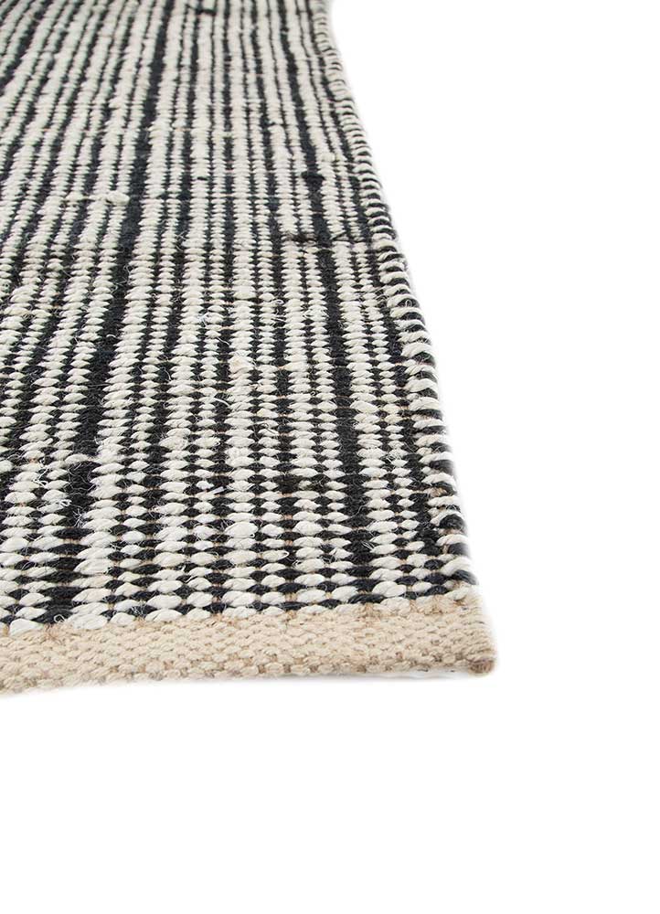 Tappeto Sisal - 240 x 150 cm - bianco e nero